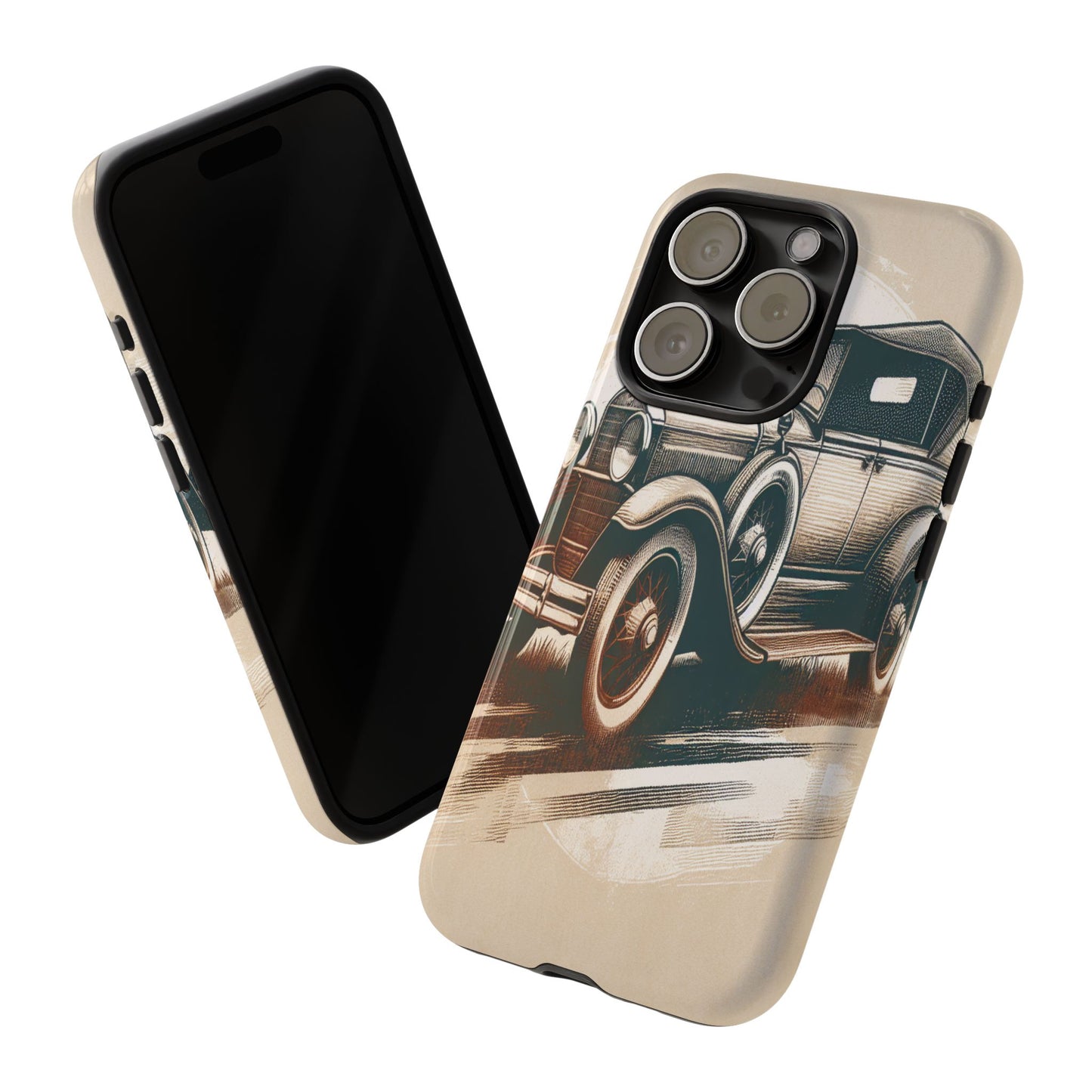 Vintage Wheels in Motion - Phone Case