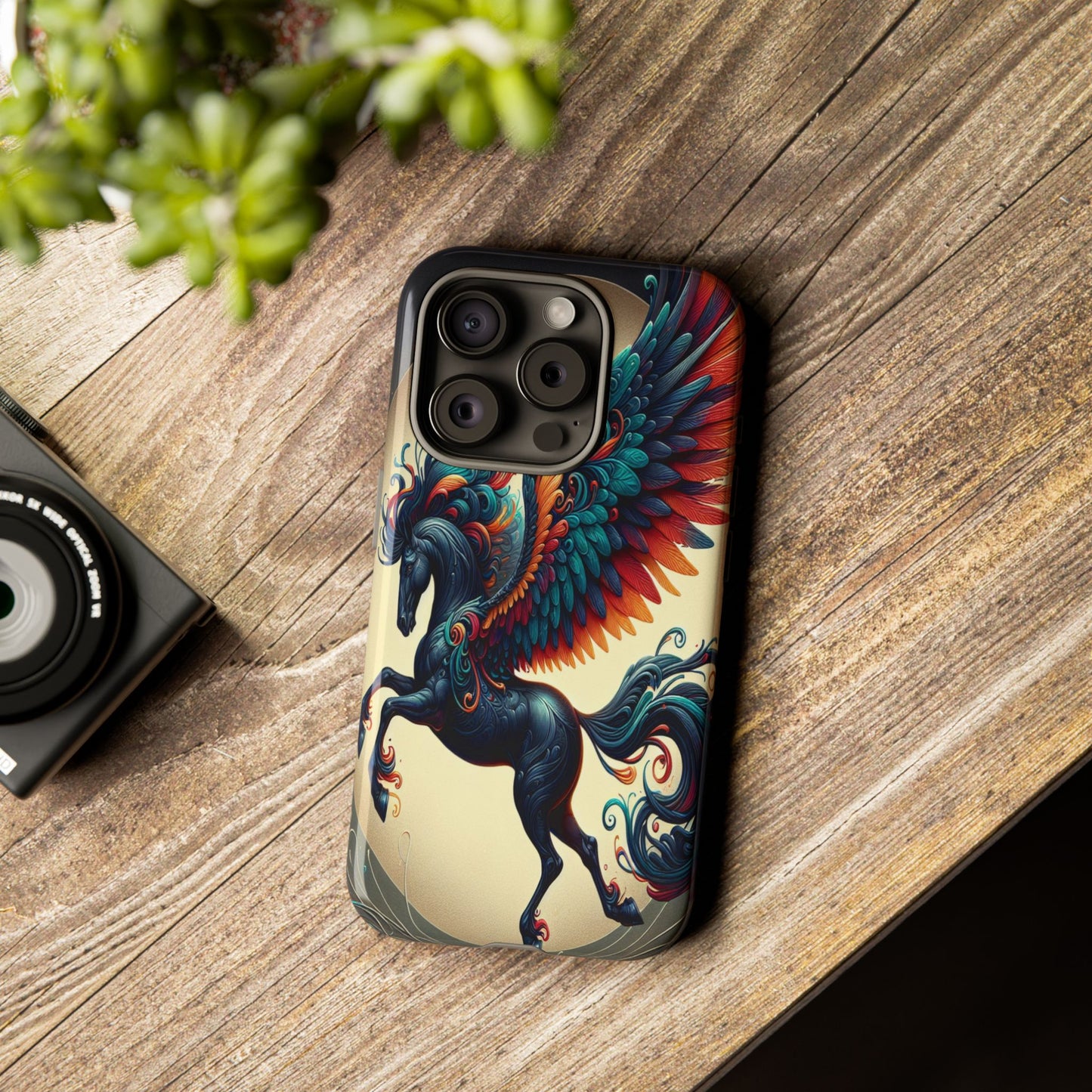 Winged Fantasy in Motion - Phone Case