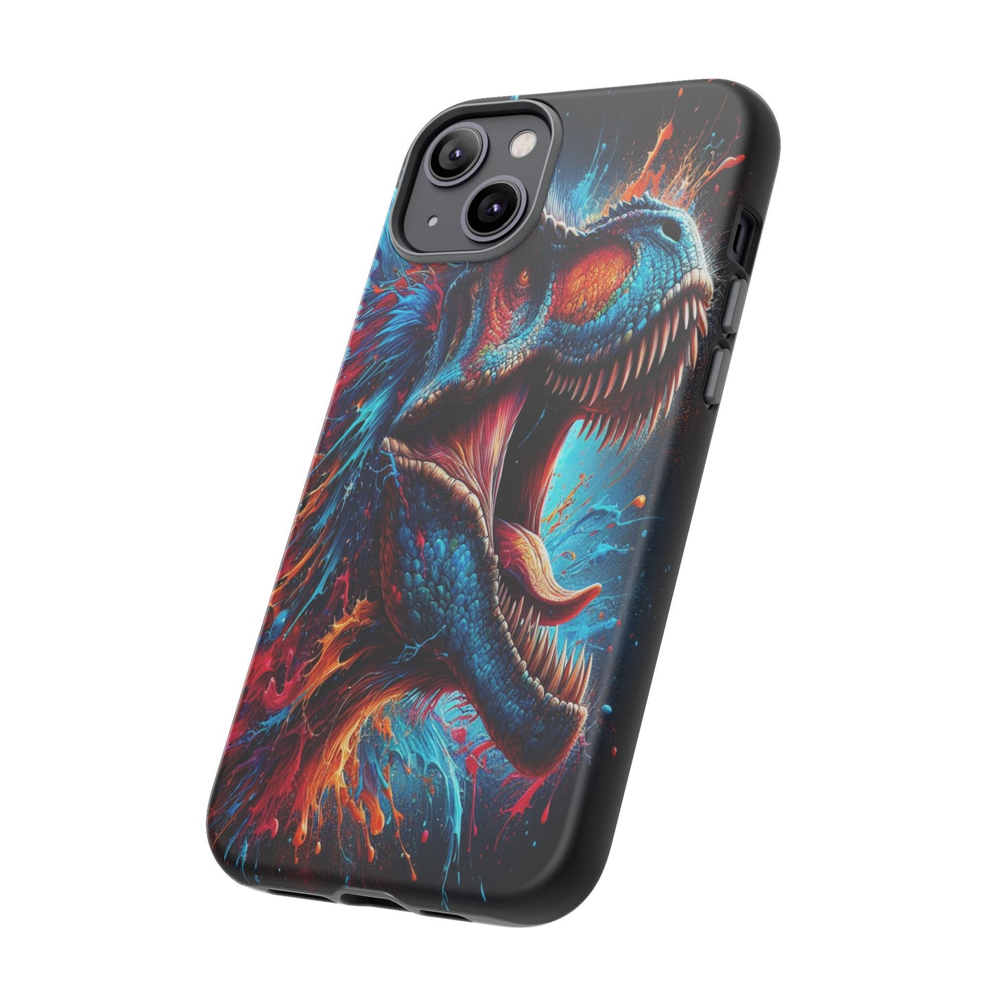 Colorburst Dinosaur Roar - Phone Case