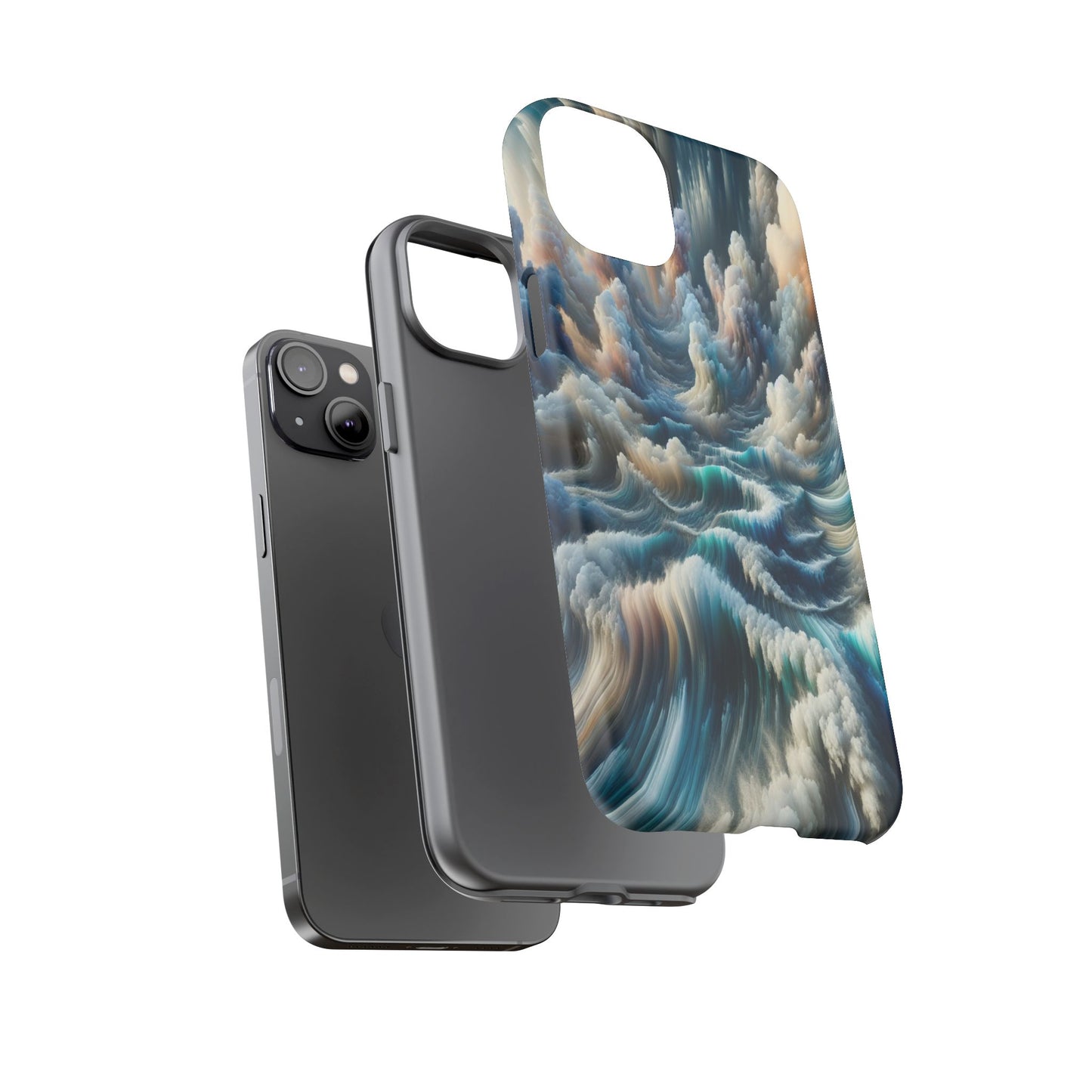 Waves of Clouded Light - Phone Case