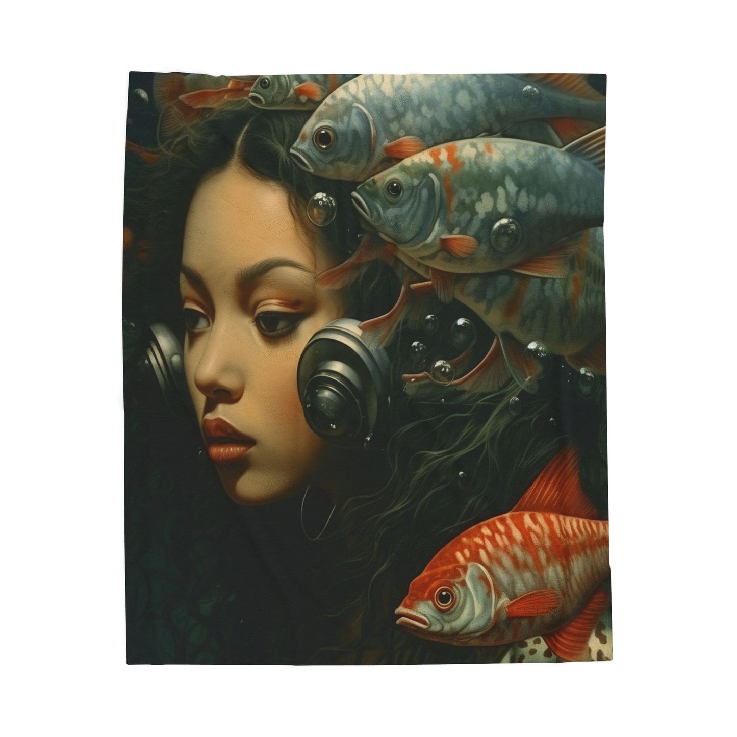 Aquatic Reverie- Plush Blanket
