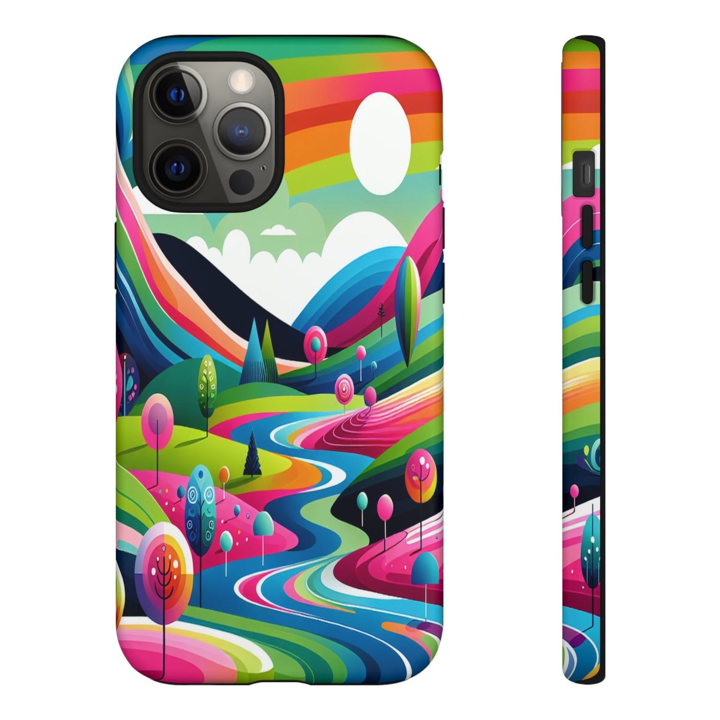 Colorful Landscape Journey - Phone Case