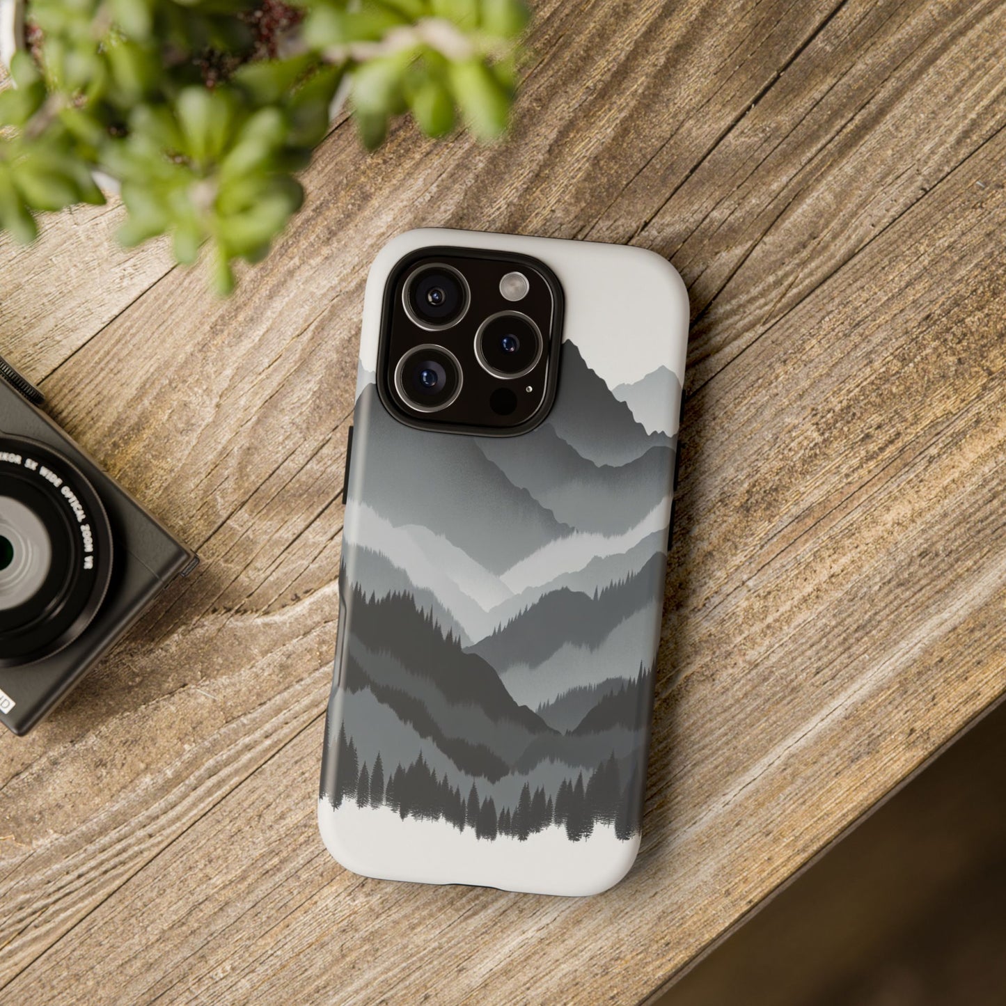 Layers of Misty Peaks - Phone Case