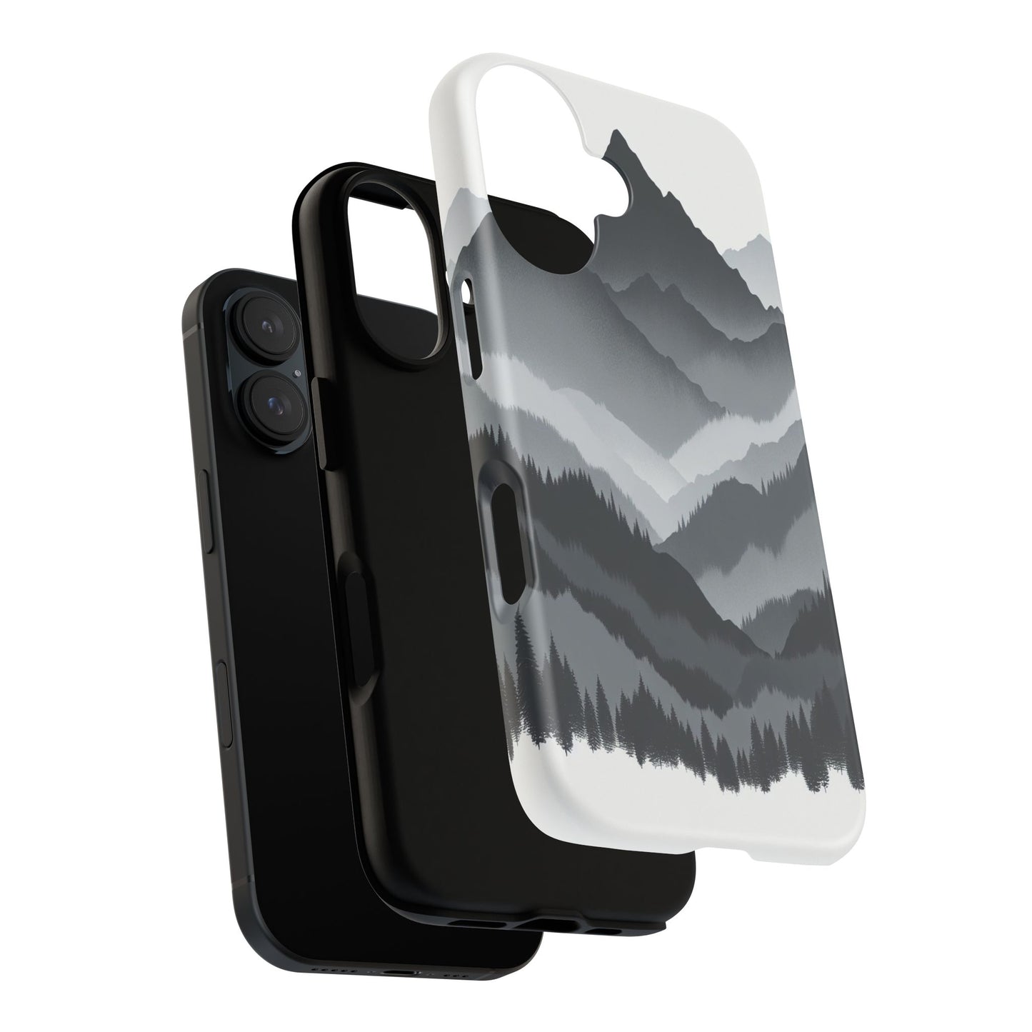 Layers of Misty Peaks - Phone Case