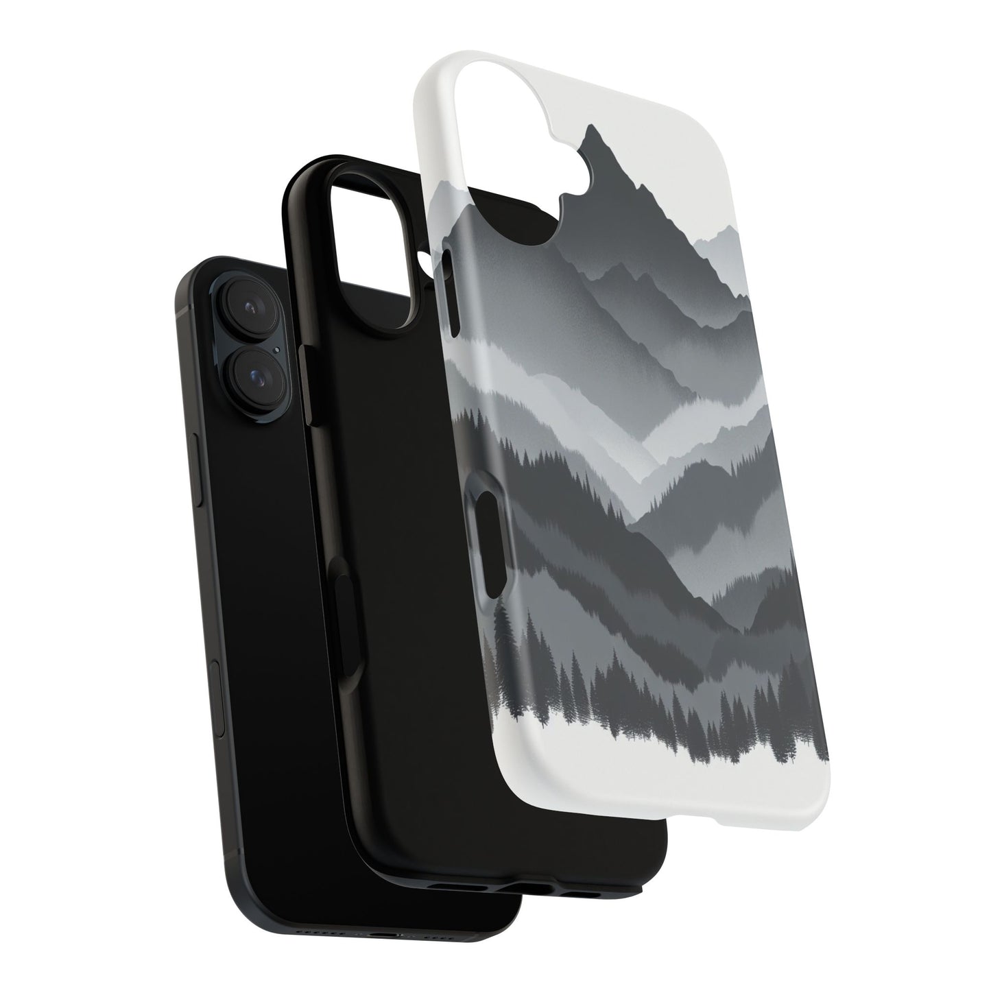 Layers of Misty Peaks - Phone Case