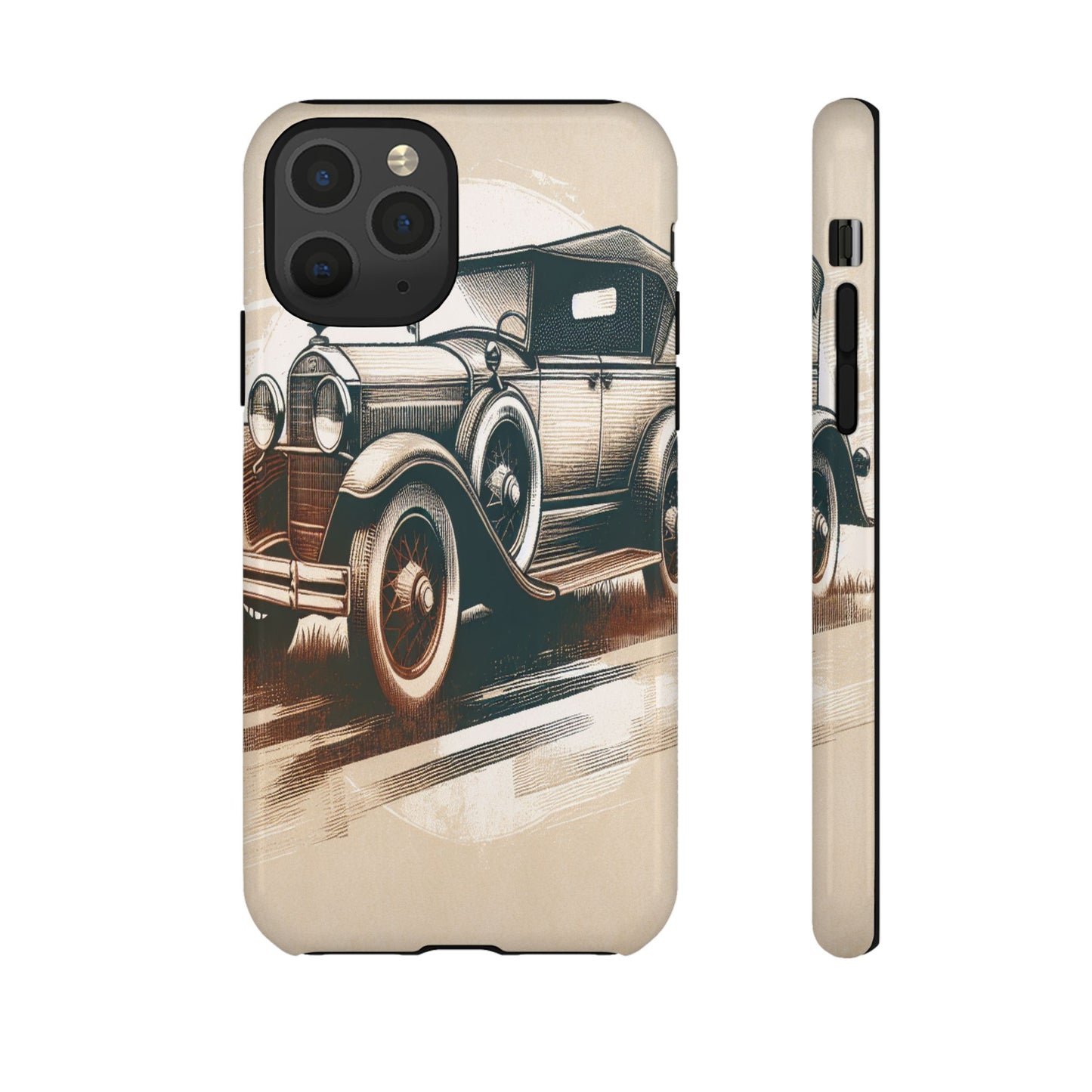 Vintage Wheels in Motion - Phone Case
