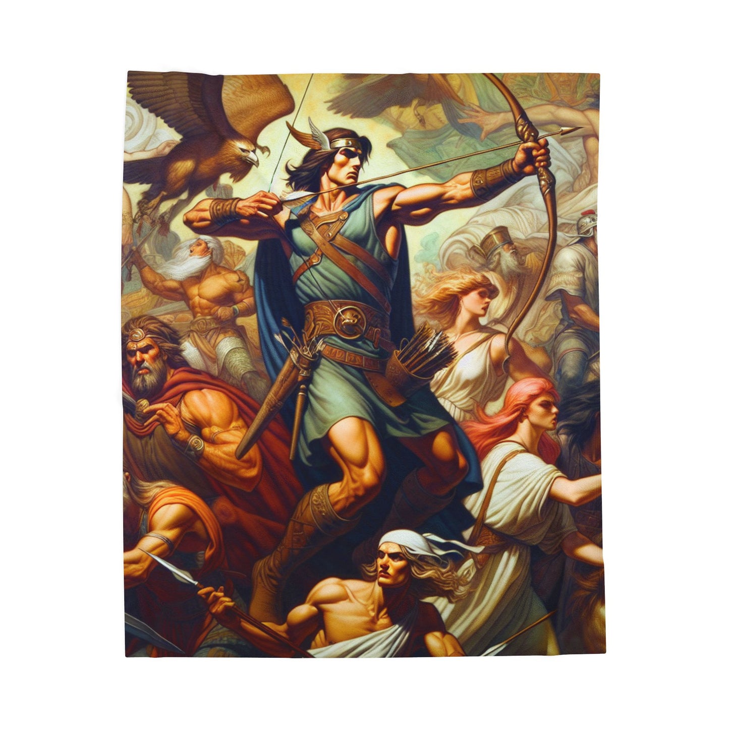 Odyssey of Ancient Legends- Plush Blanket