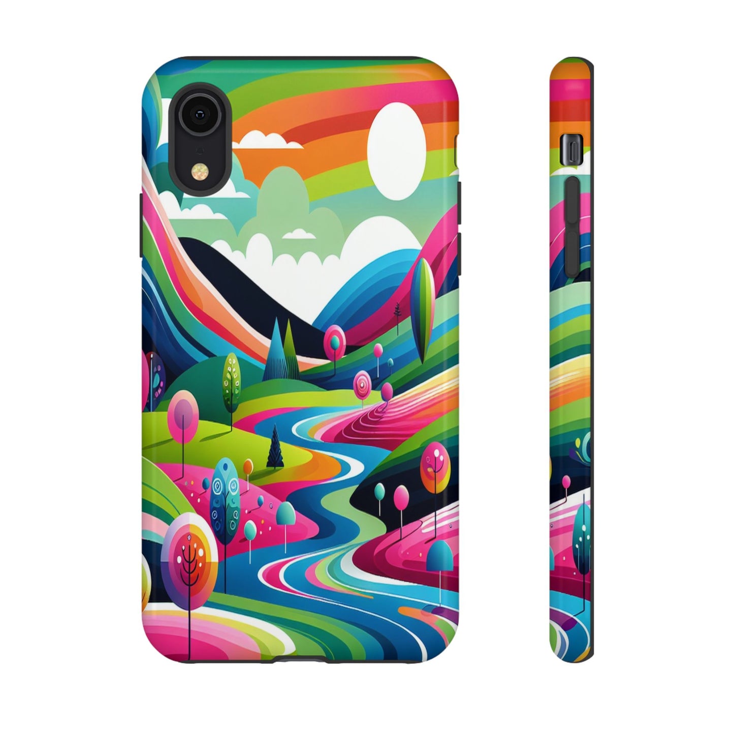 Colorful Landscape Journey - Phone Case
