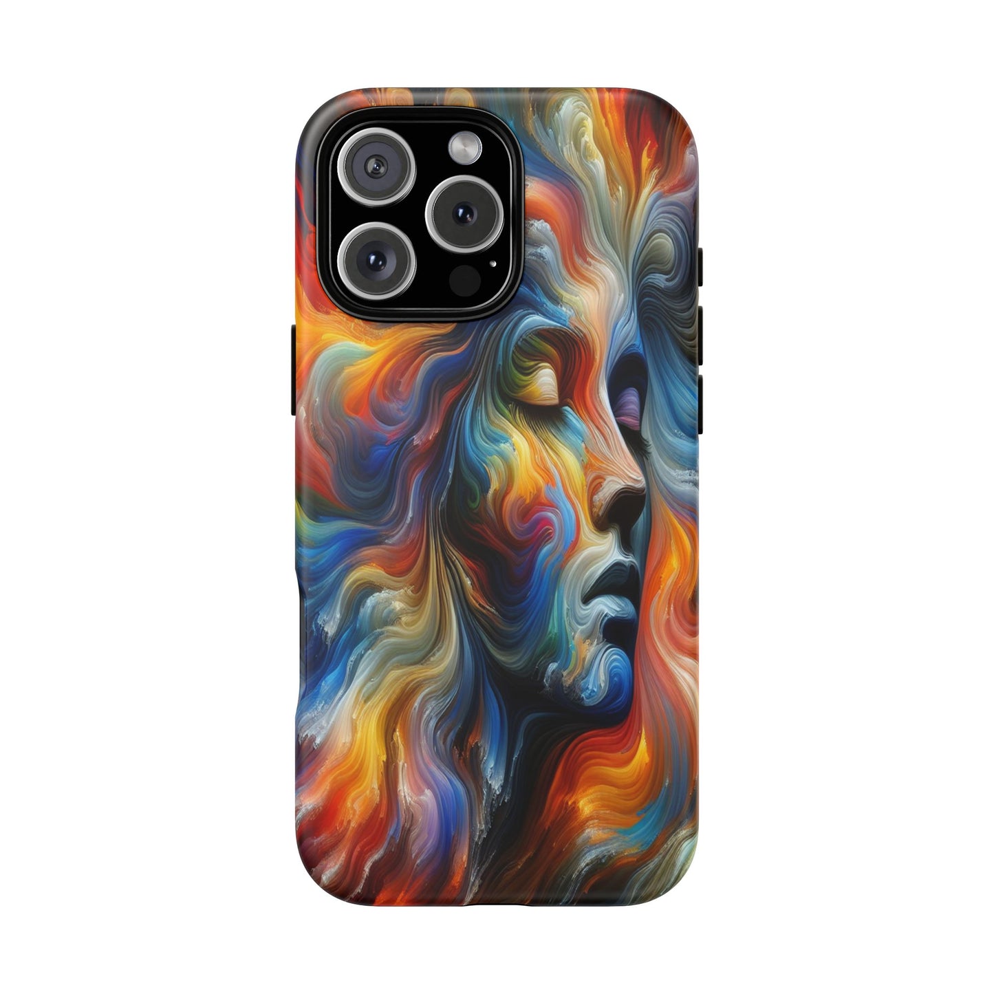 Custom Protective Whirlwind of Colors Iphone Case Compatible With Iphone 16 15 14 - Phone Cover