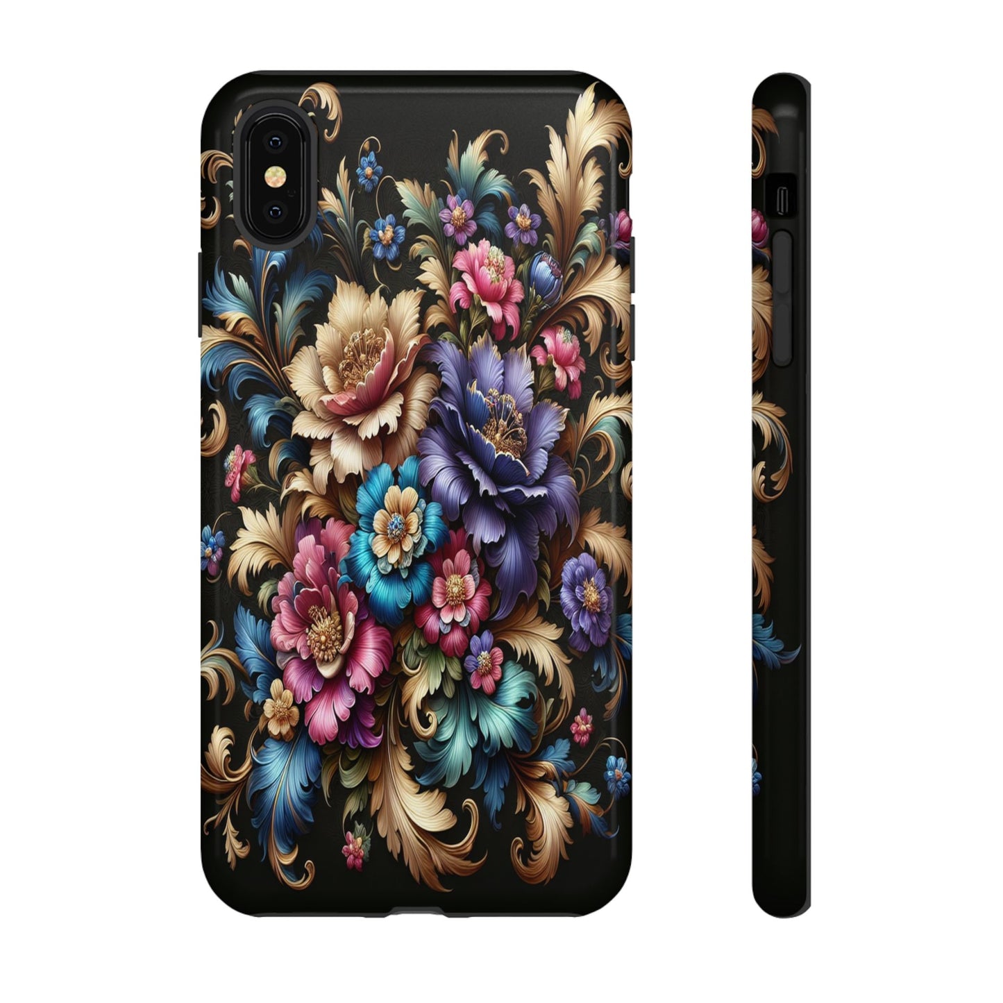 Custom ProtectiveFloral RadianceIphone Case Compatible With Iphone 16 15 14 - Phone Cover