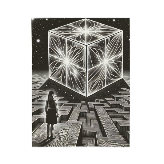 In the Labyrinth of the Mind - Plush Blanket