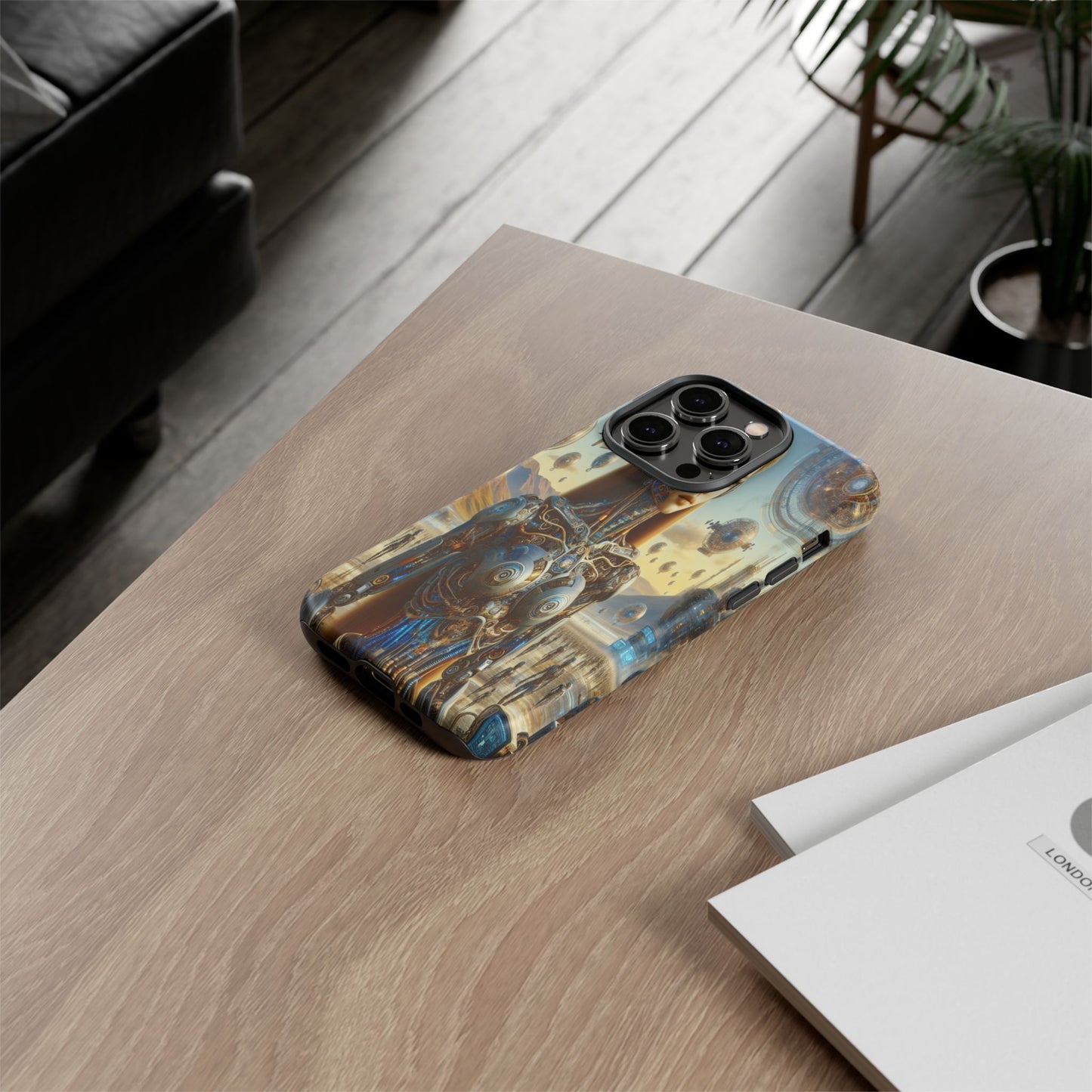 Futuristic Realm of Technology - Phone Case