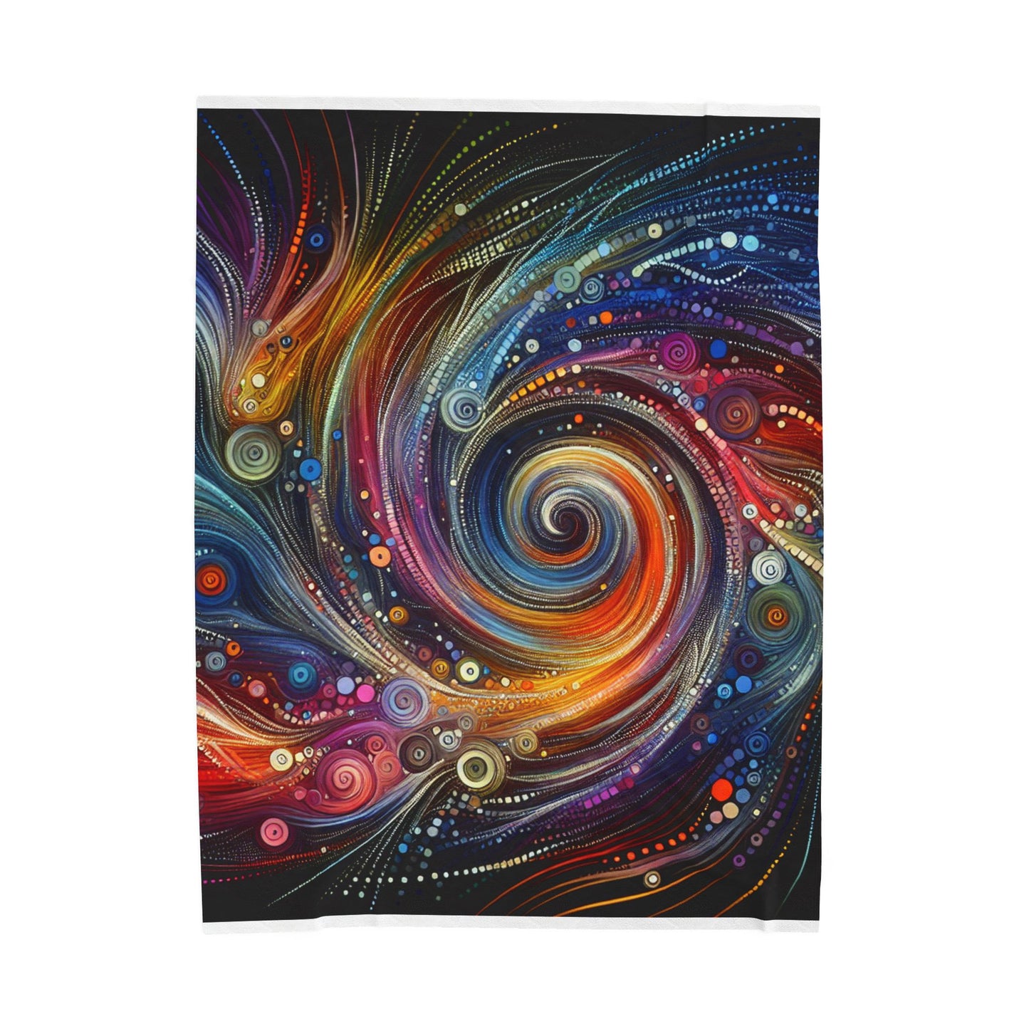 Swirl of Imagination - Plush Blanket
