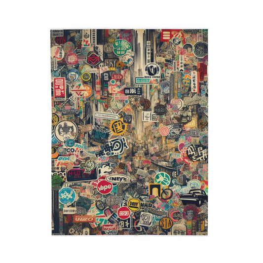 Sticker Medley - Plush Blanket