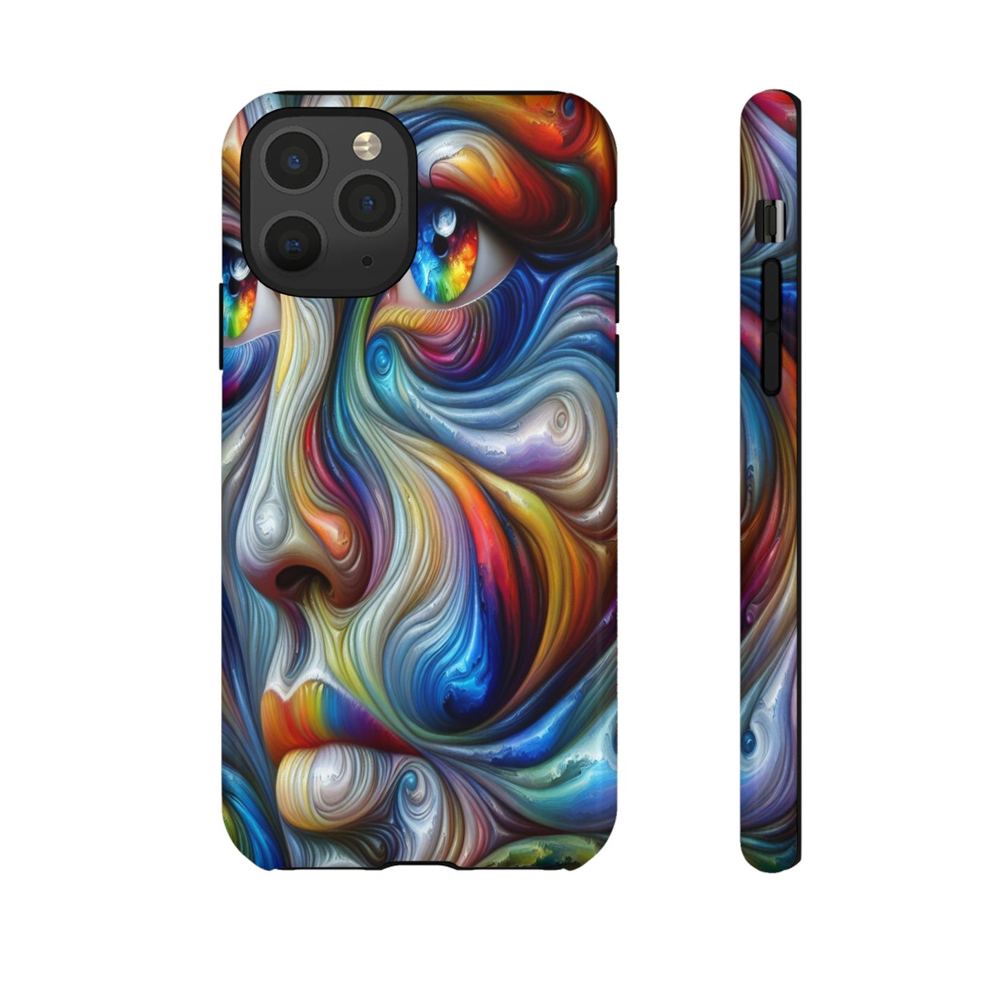 Custom ProtectiveKaleidoscopic VisionIphone Case Compatible With Iphone 16 15 14 - Phone Cover