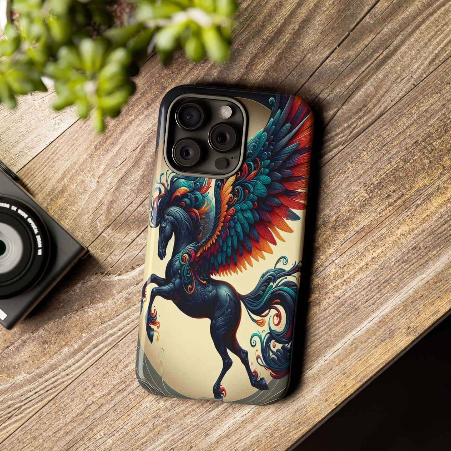 Winged Fantasy in Motion - Phone Case