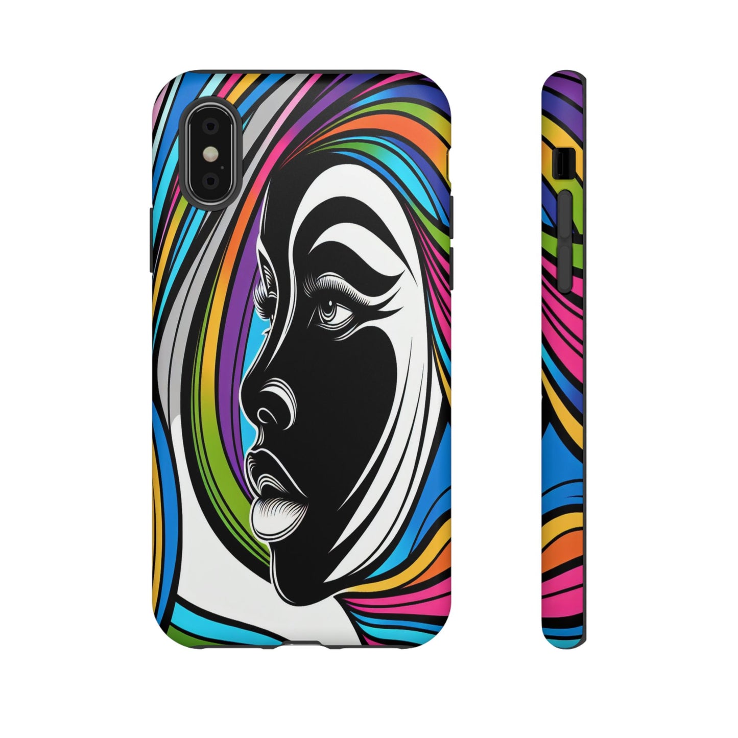 Colorful Portrait Fusion - Phone Case