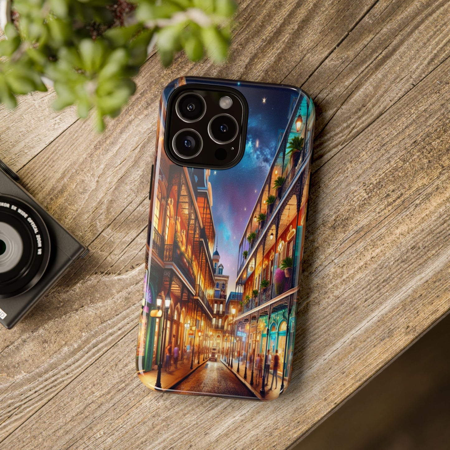 Starlit Street in the City - Phone Case