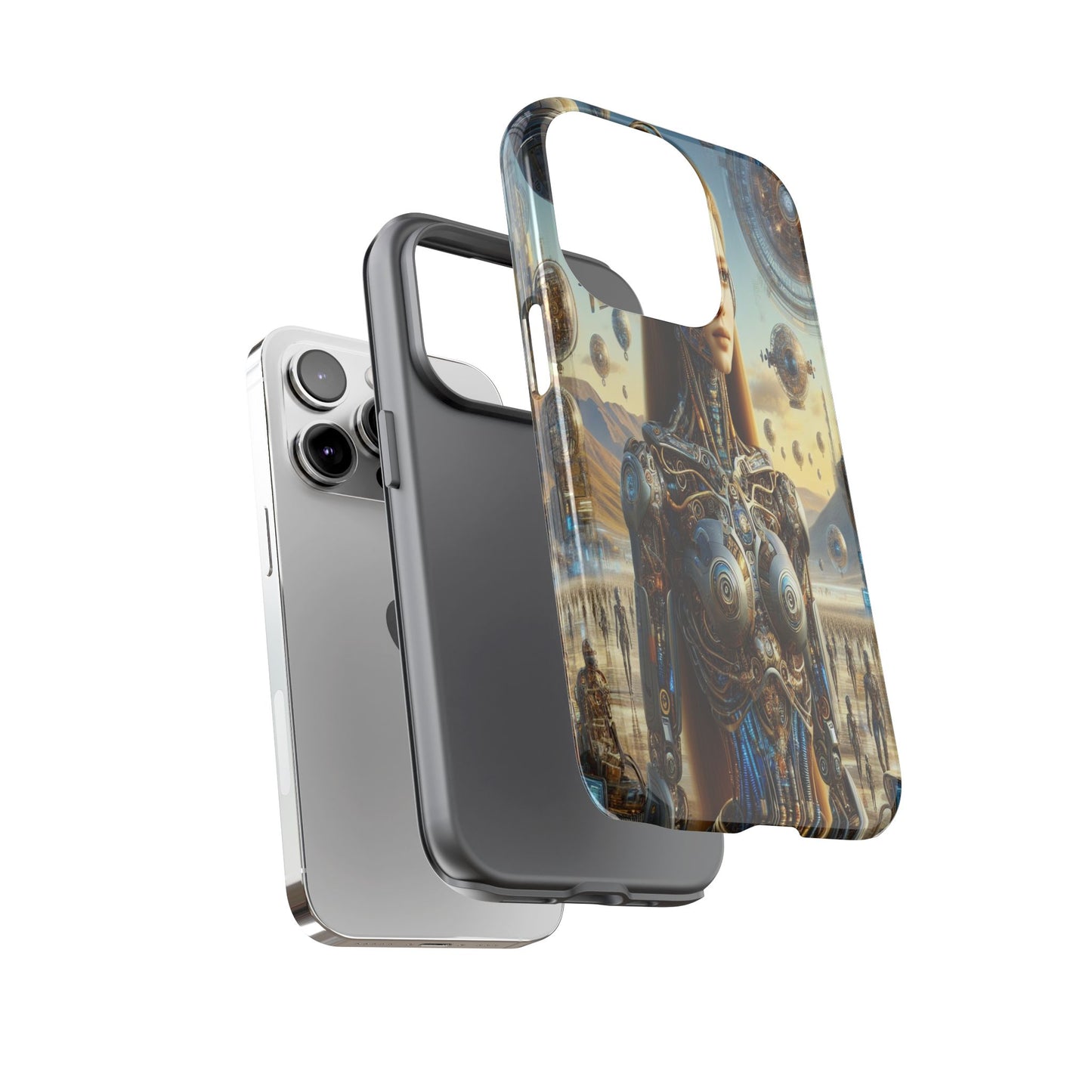 Futuristic Realm of Technology - Phone Case