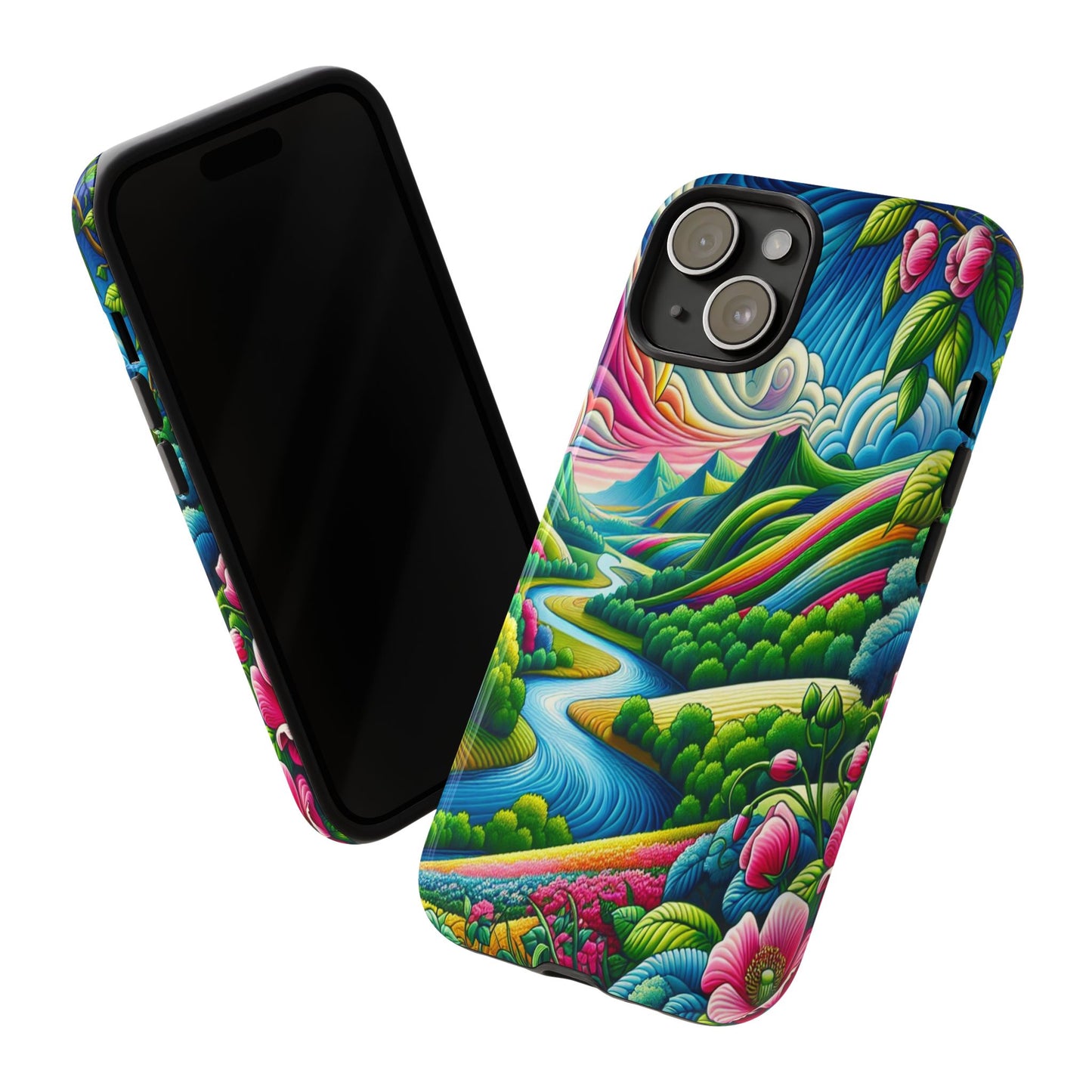 Colorful Landscape Fantasy - Phone Case