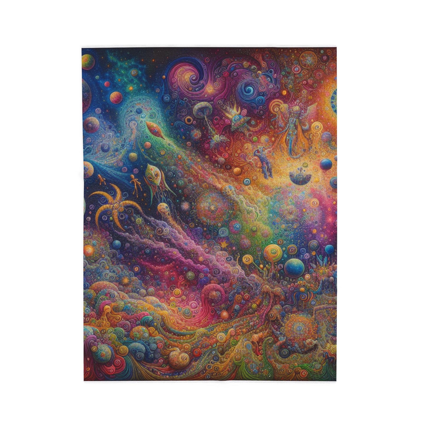 Cosmic Odyssey - Plush Blanket