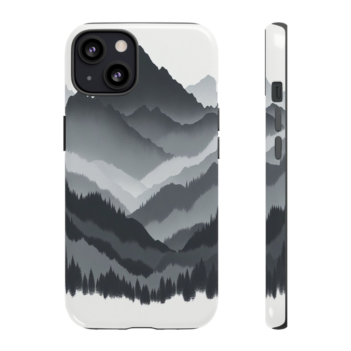 Layers of Misty Peaks - Phone Case