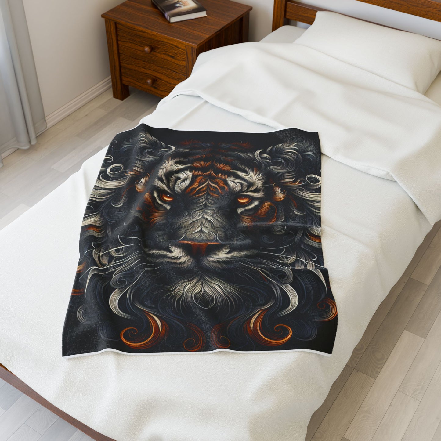 Fierce Tiger Majesty - Plush Blanket
