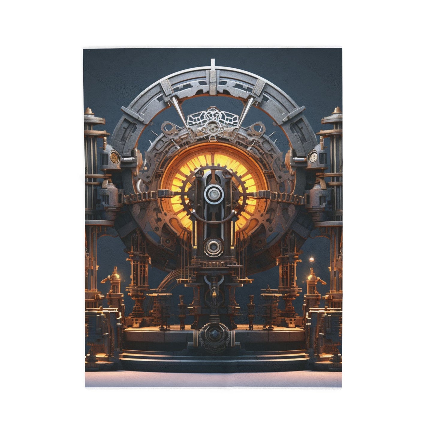 Clockwork Citadel- Plush Blanket