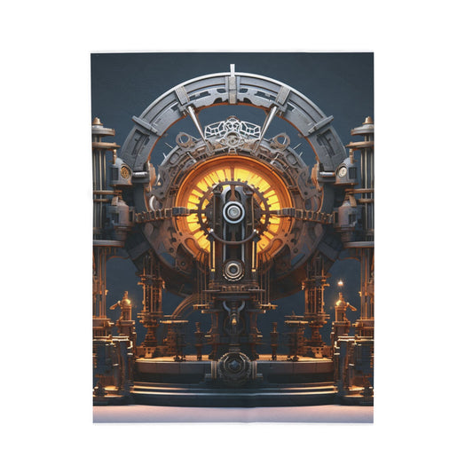 Clockwork Citadel- Plush Blanket