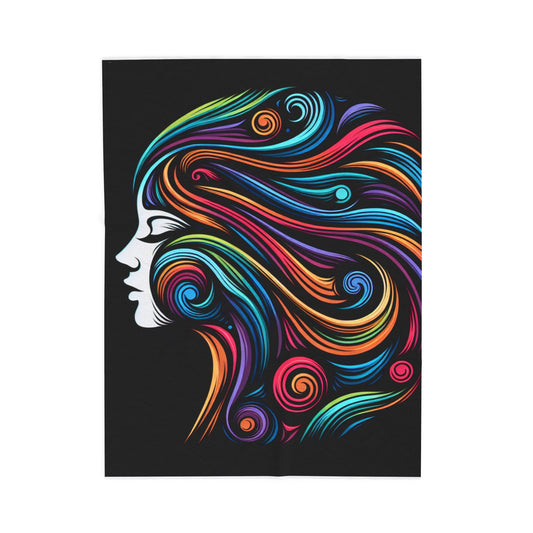 Flowing Beauty - Plush Blanket