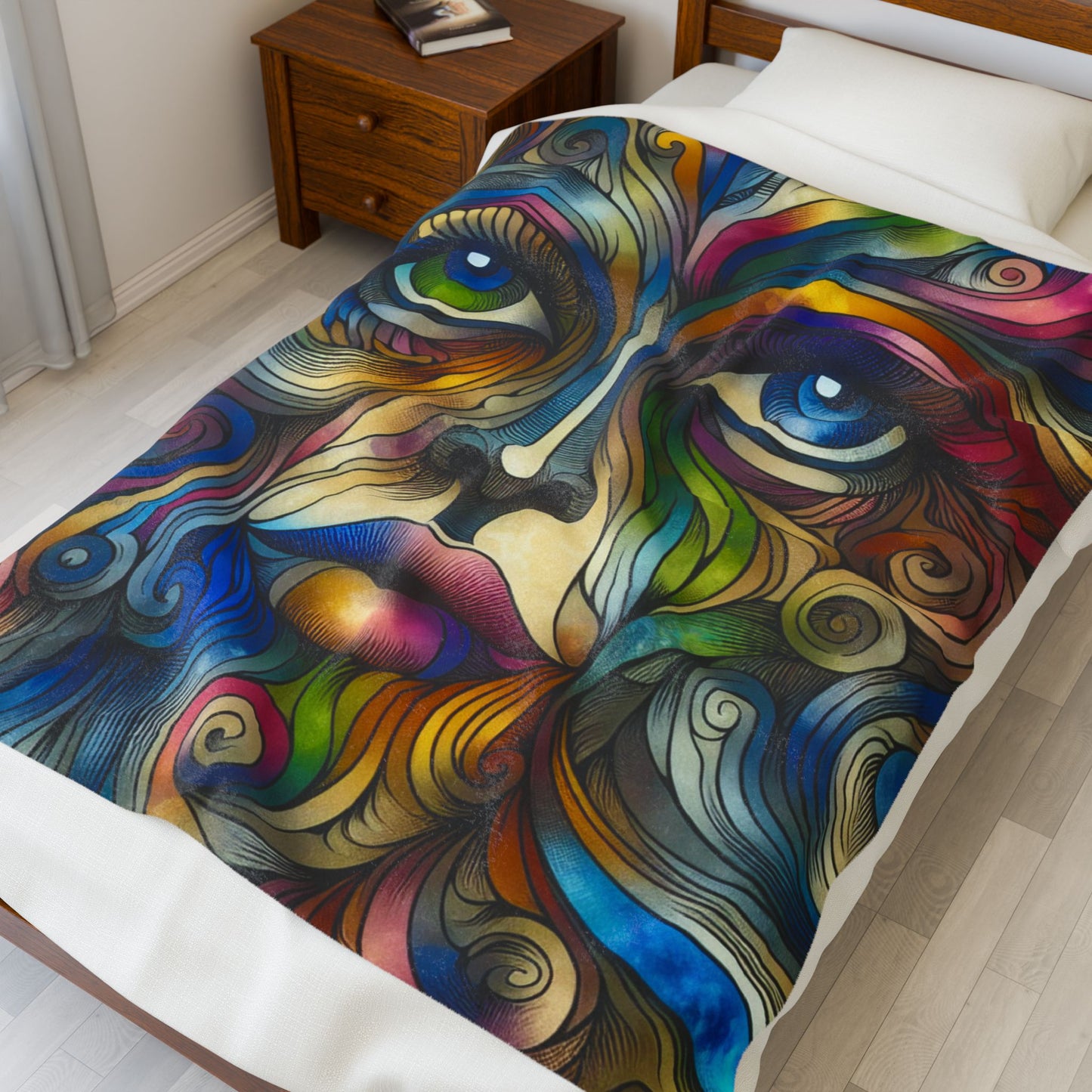 Whirl of Expression - Plush Blanket