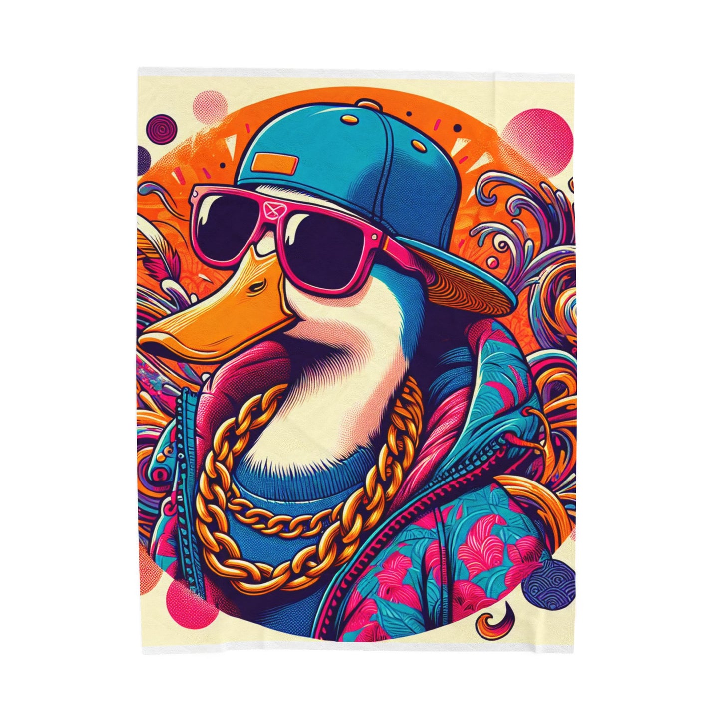 Duck in Style - Plush Blanket