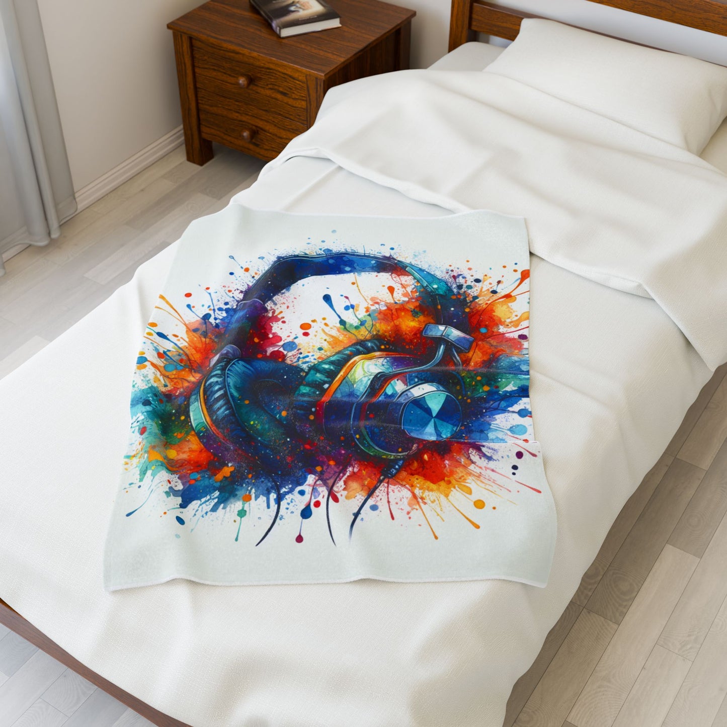 Rhythm in Splashes - Plush Blanket