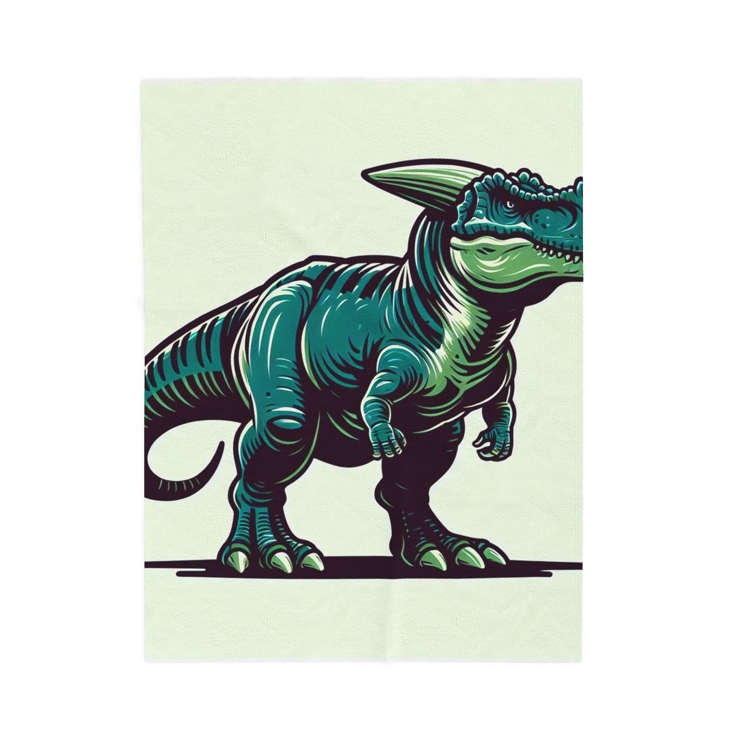 Prehistoric Stride- Plush Blanket