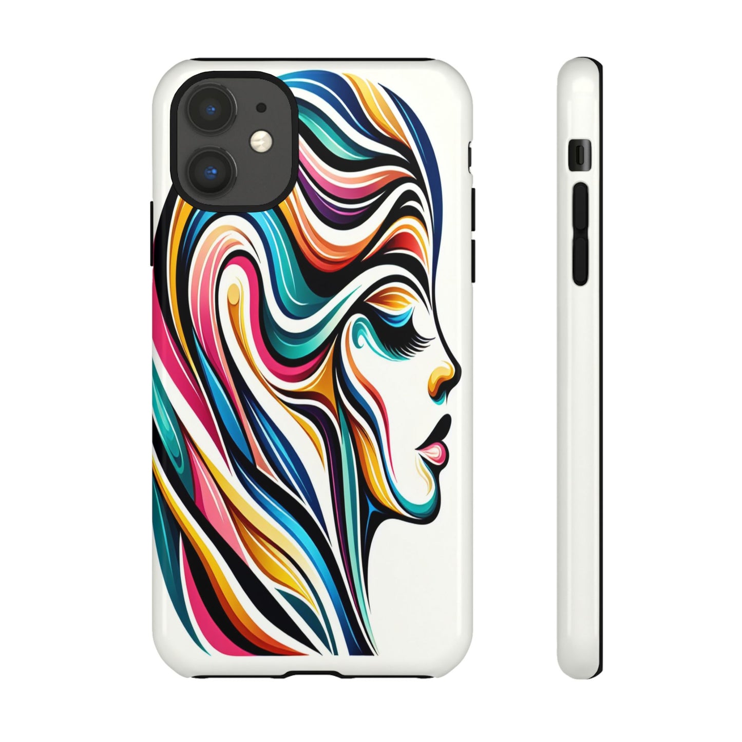 Custom ProtectiveRadiant WhirlsIphone Case Compatible With Iphone 16 15 14 - Phone Cover