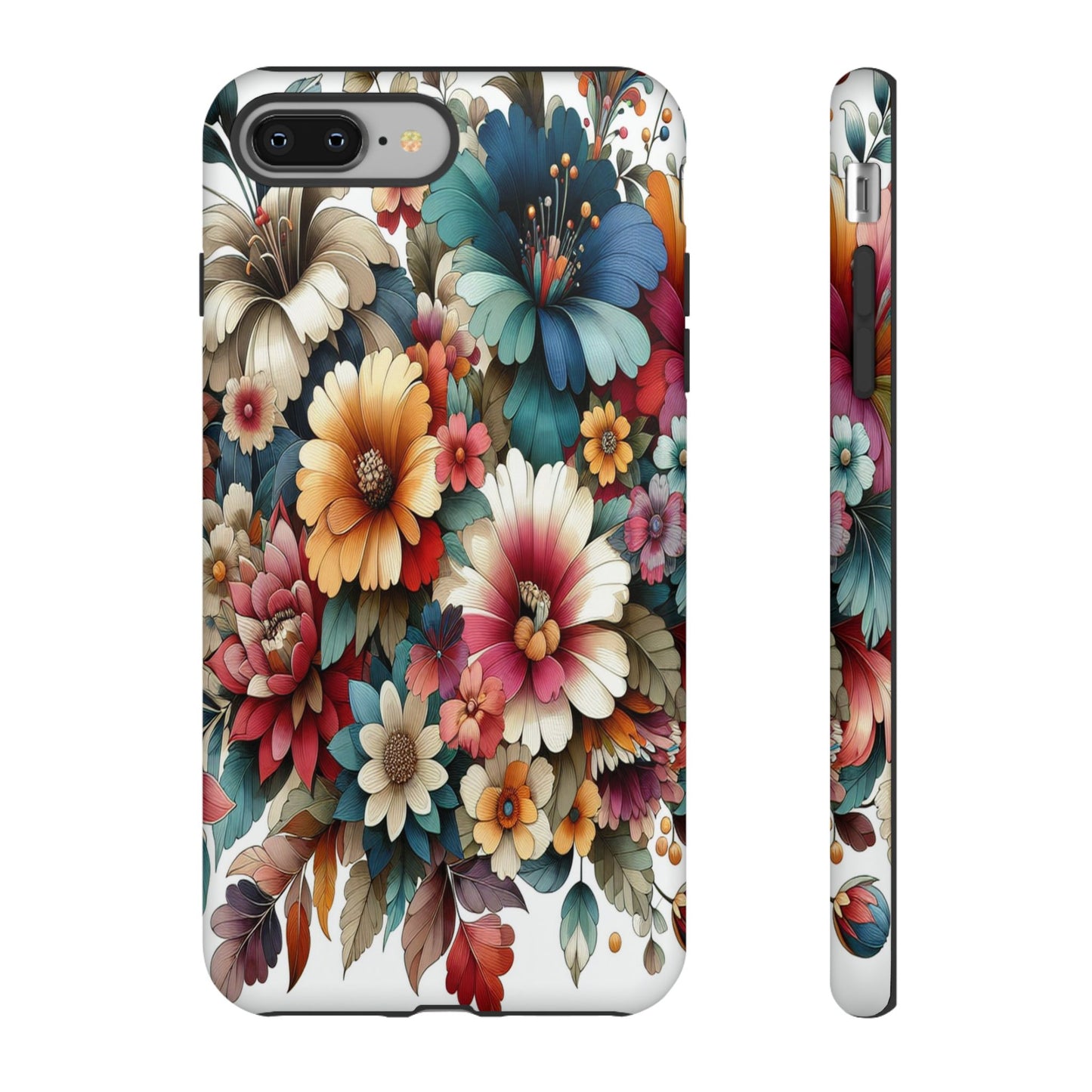 Floral Celebration in Colorful Hues - Phone Case