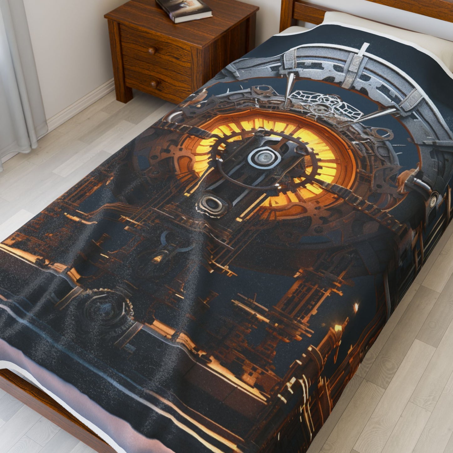 Clockwork Citadel- Plush Blanket