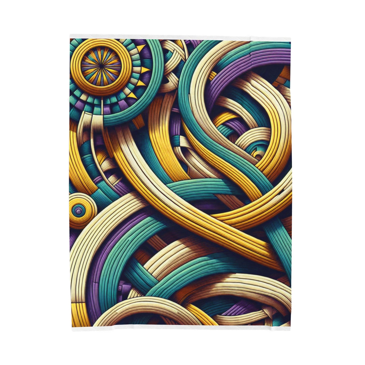 Interwoven Tapestry - Plush Blanket