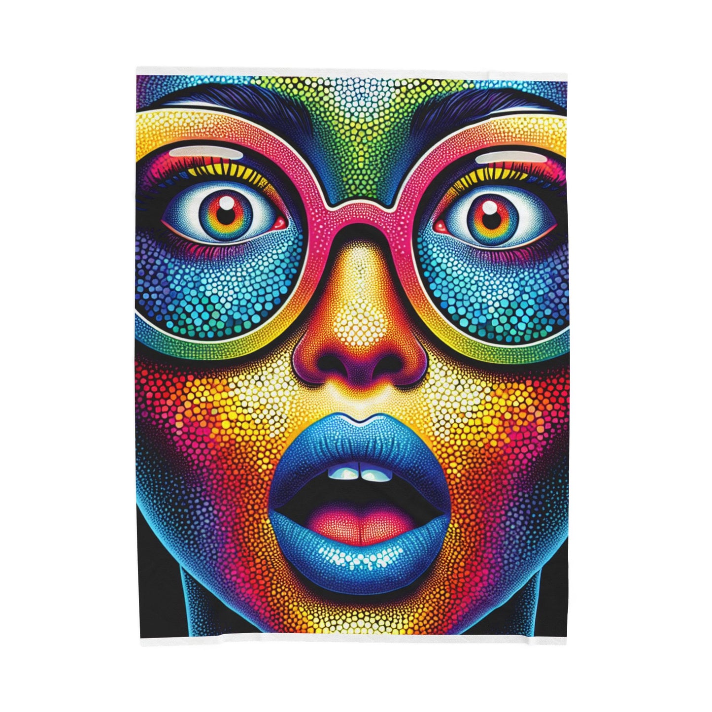 Chromatic Wonder - Plush Blanket