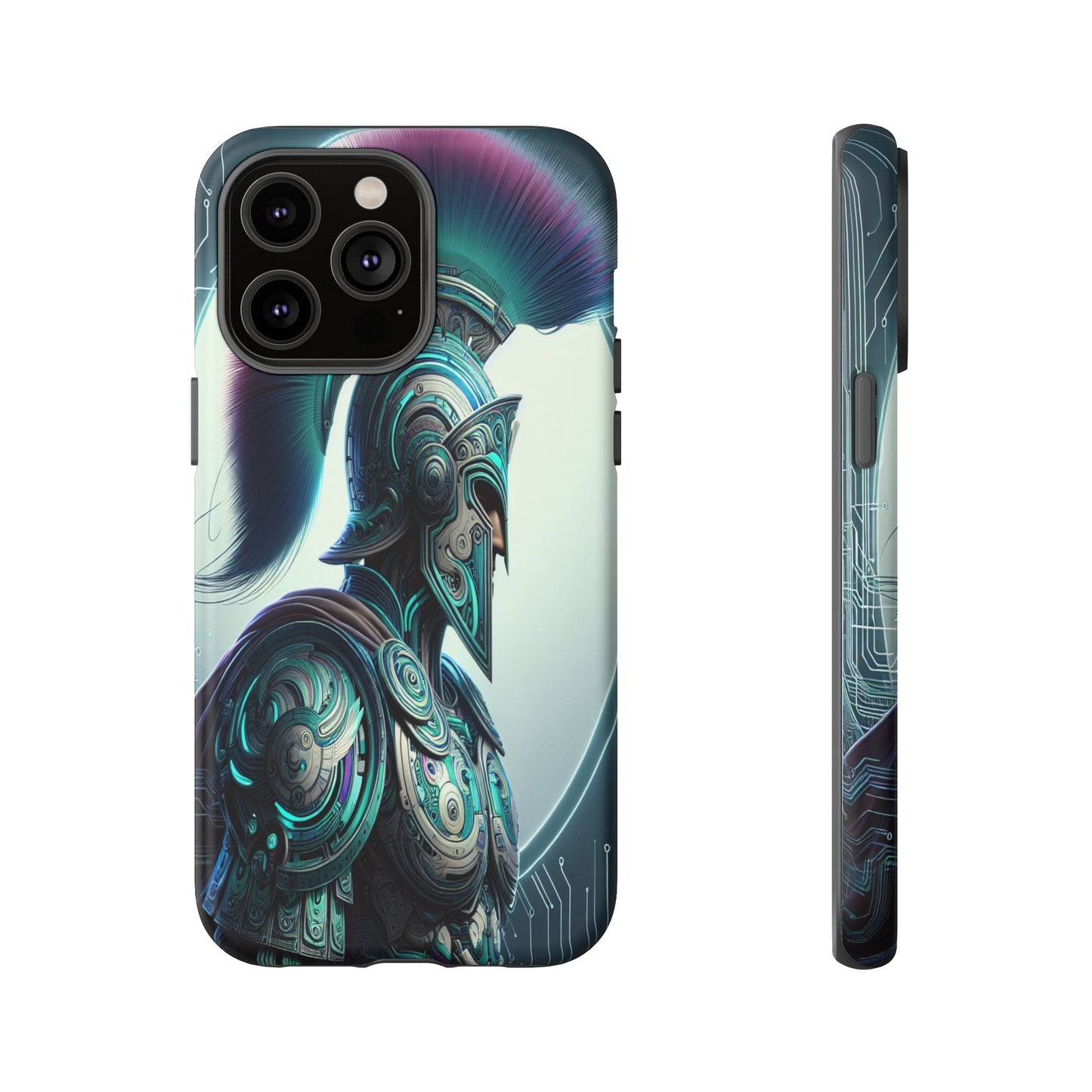 Custom ProtectiveGuardian of the Digital RealmIphone Case Compatible With Iphone 16 15 14 - Phone Cover