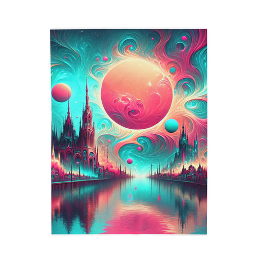 Chroma Reverie - Plush Blanket
