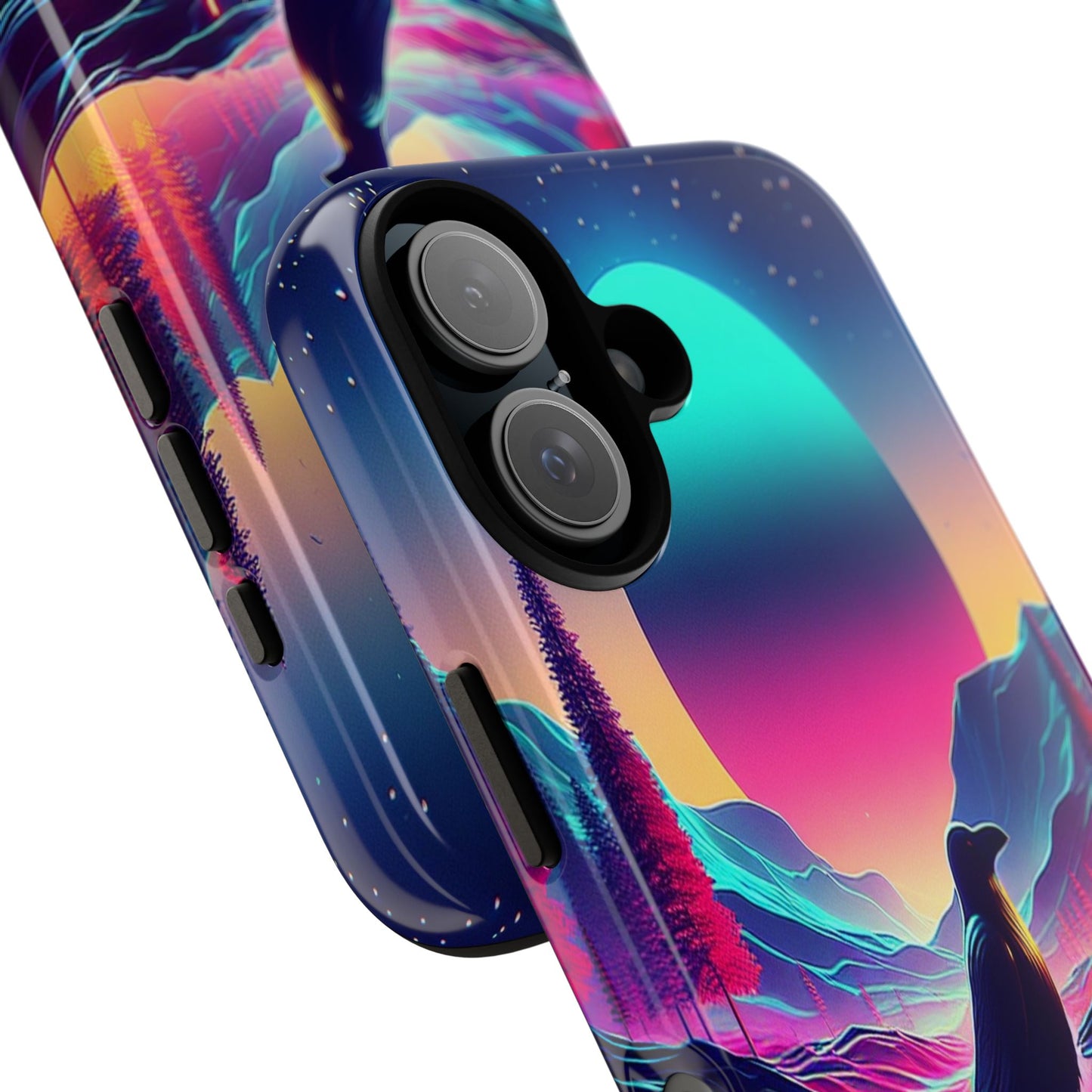 Celestial Horizon with Raven - Phone Case