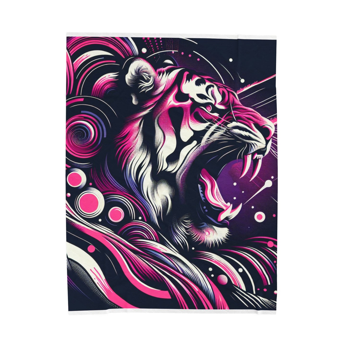 Fierce Majesty Unleashed - Plush Blanket