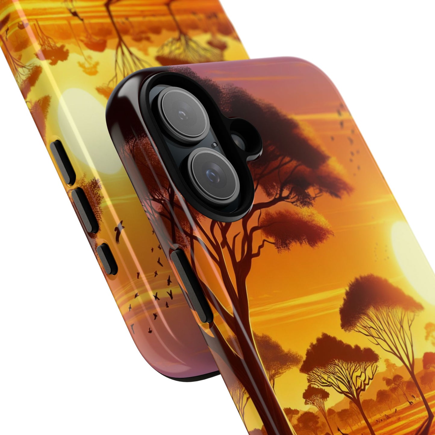 Protective Golden Savannah Giants Iphone Case Compatible With Iphone 16 15 14 - Phone Cover