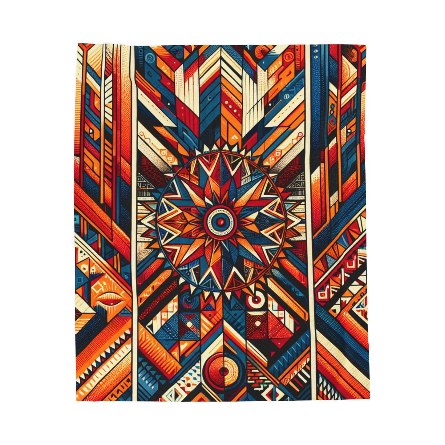 Intricate Patterns of Creativity - Plush Blanket