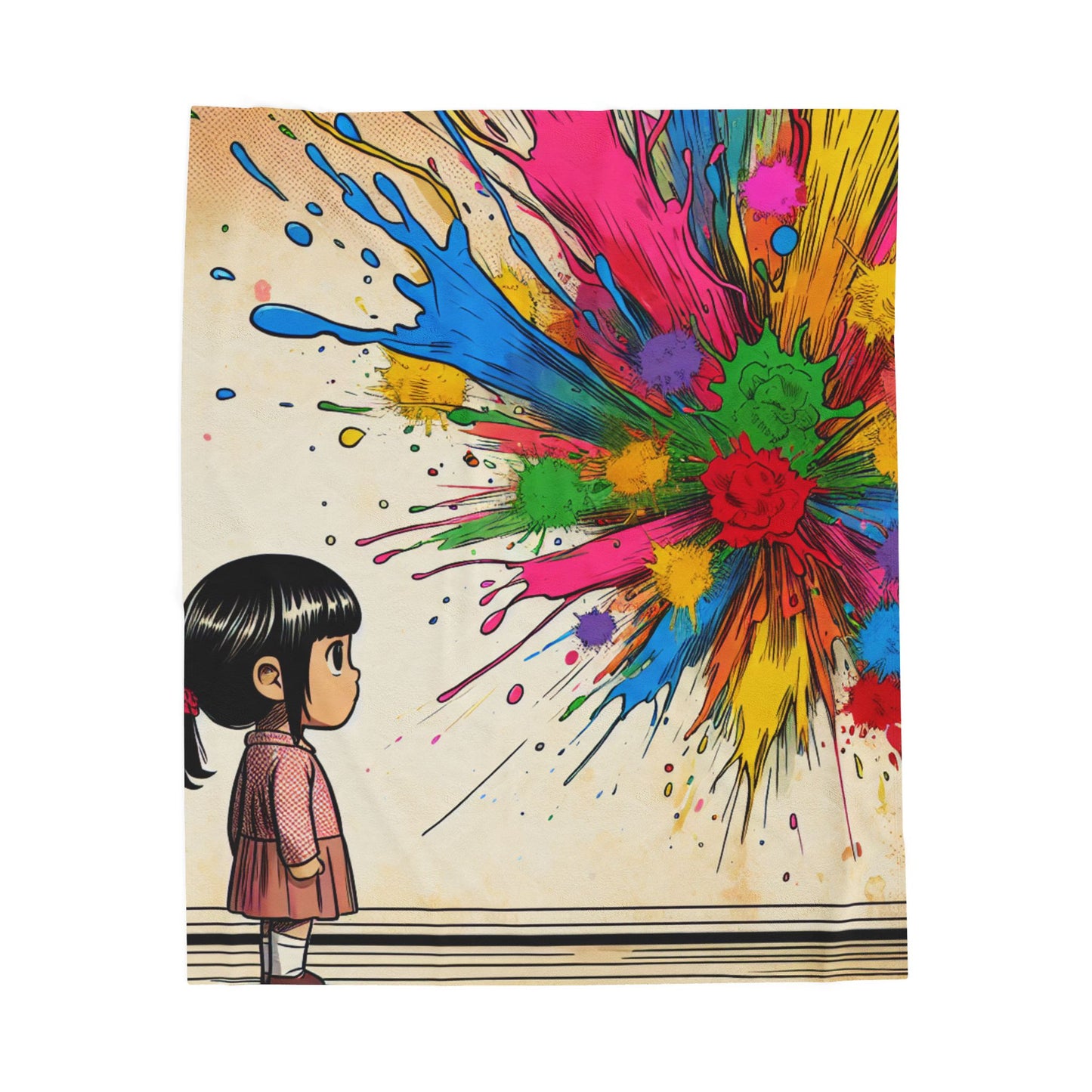 Burst of Imagination - Plush Blanket