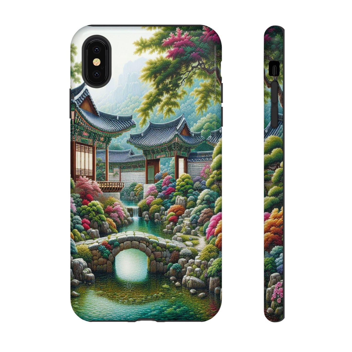 Custom ProtectiveTranquil Garden RetreatIphone Case Compatible With Iphone 16 15 14 - Phone Cover