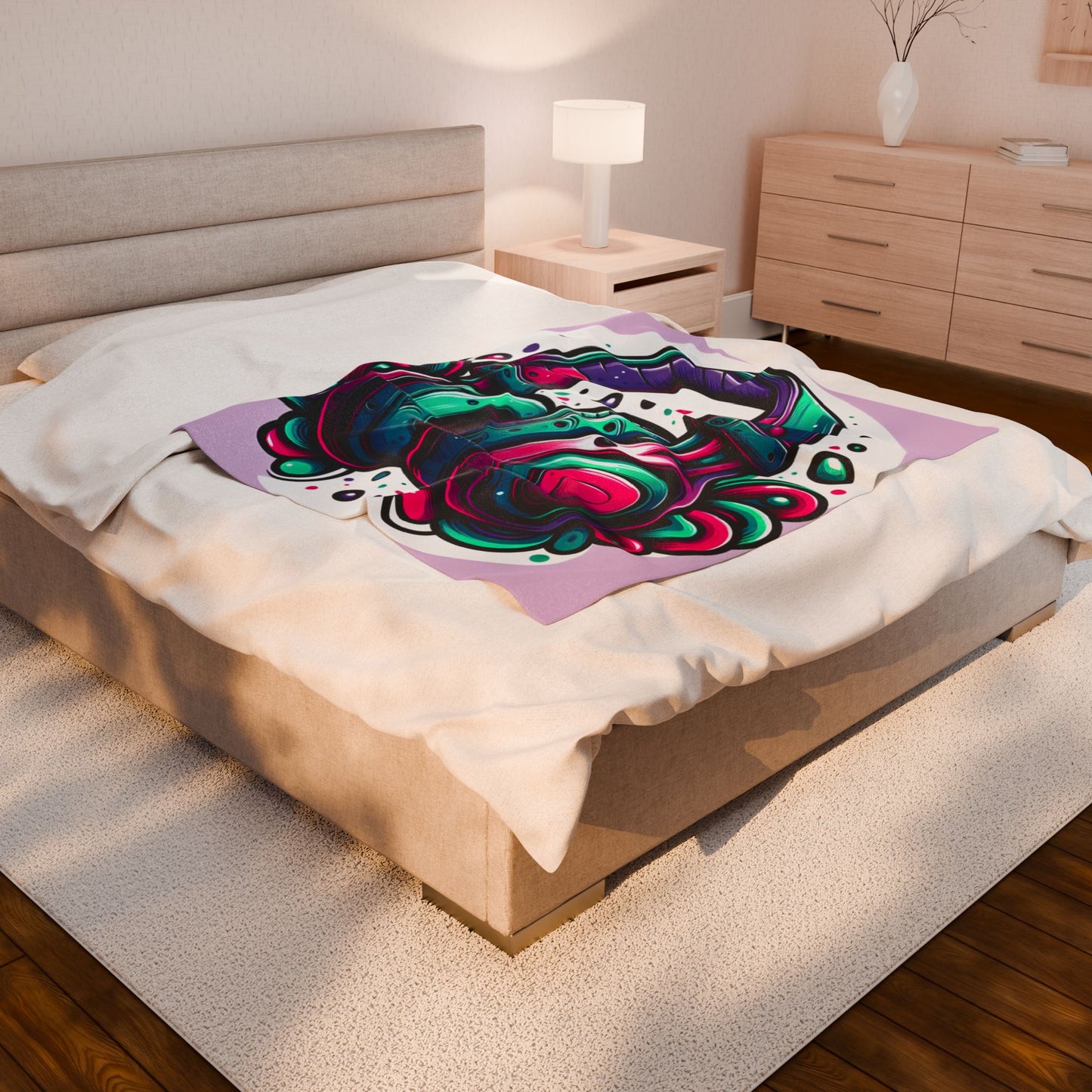 Rhythmic Groove Portal- Plush Blanket