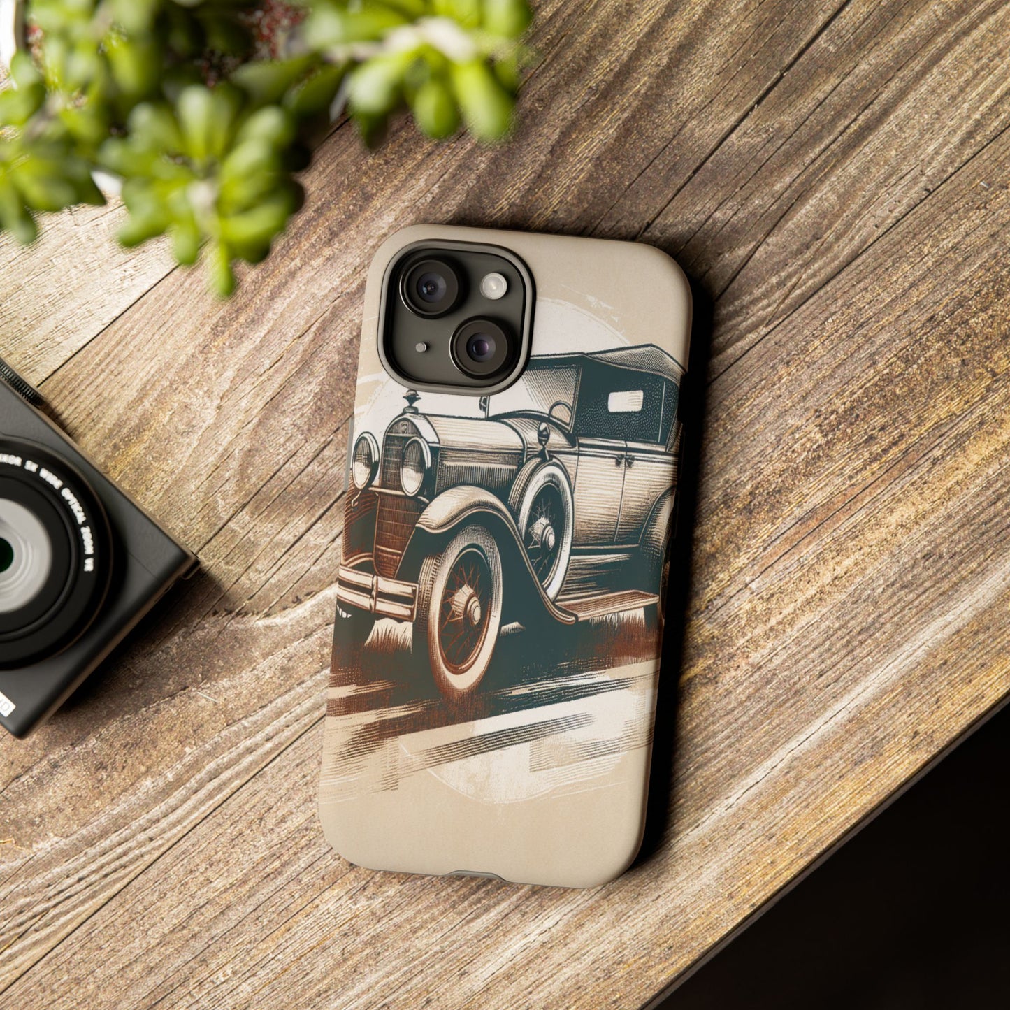 Vintage Wheels in Motion - Phone Case