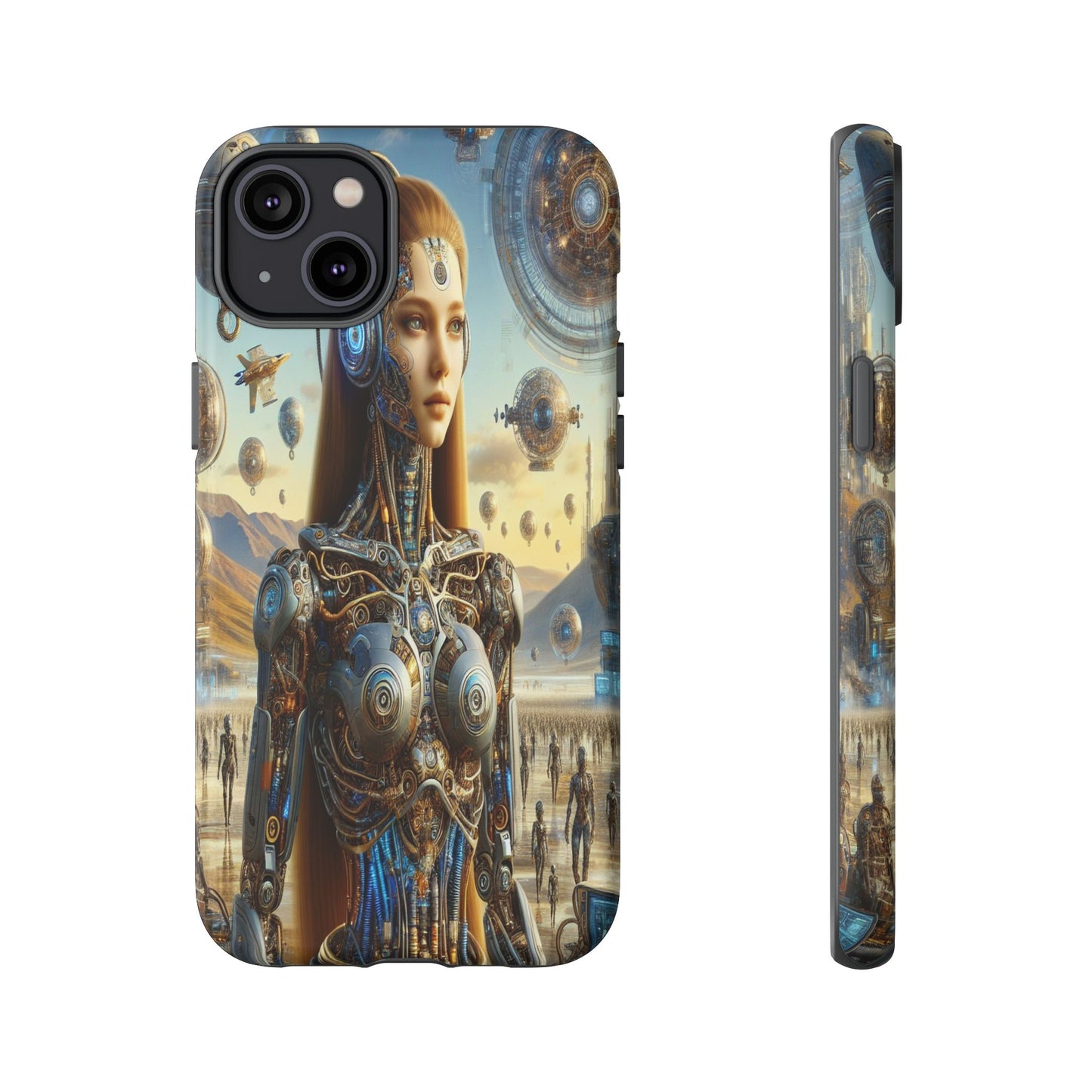 Futuristic Realm of Technology - Phone Case